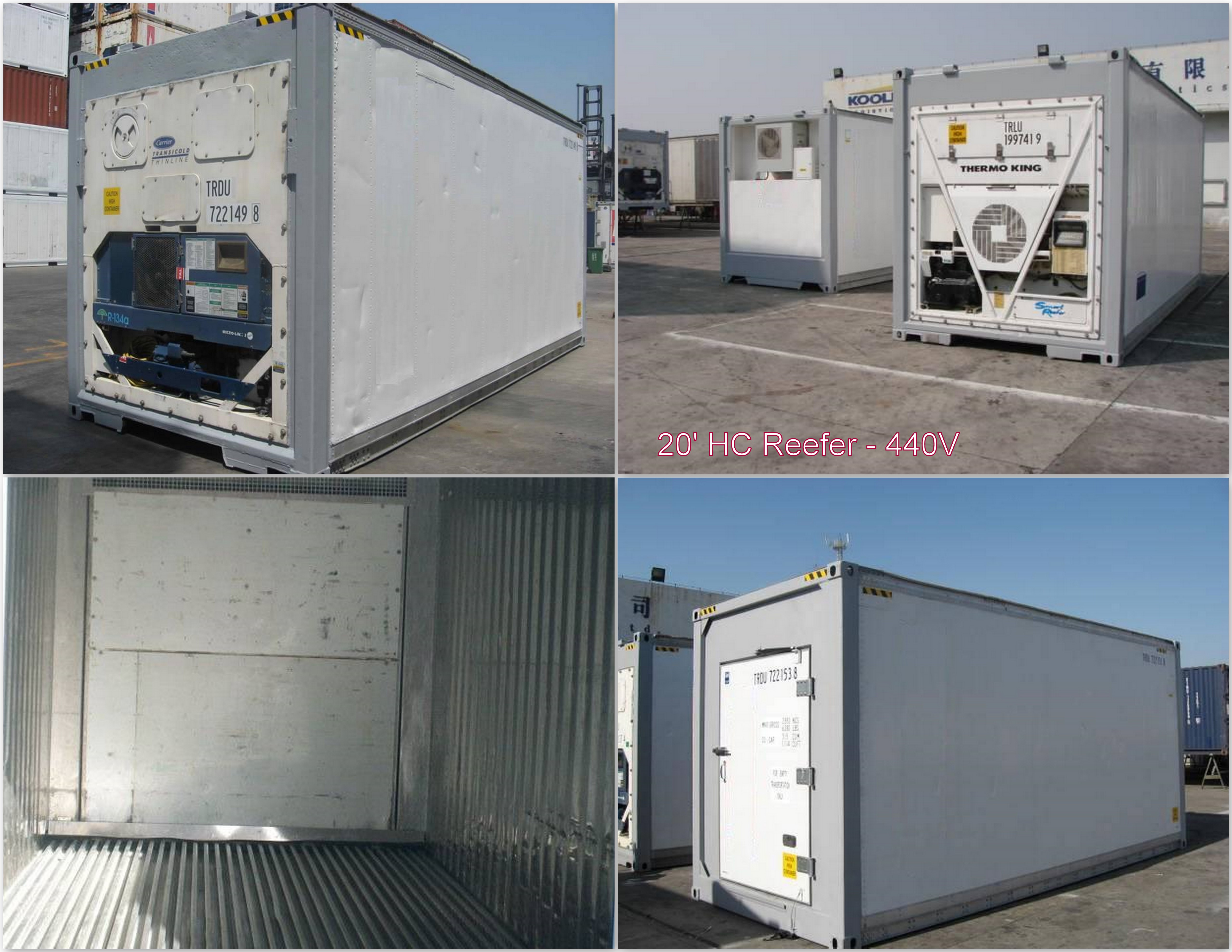 20' 440V Reefers