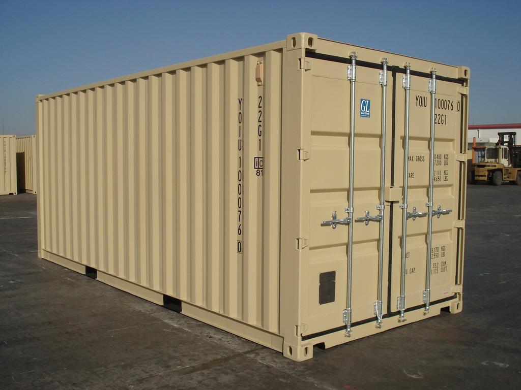 20FT Shipping Container – One Trip, A Grade - Black - SEA