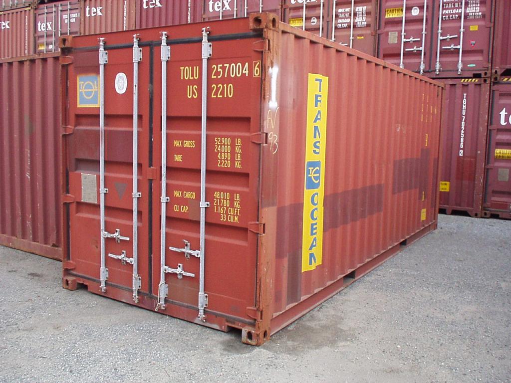 20 foot ground storage container 20 foot used dry freight container 
